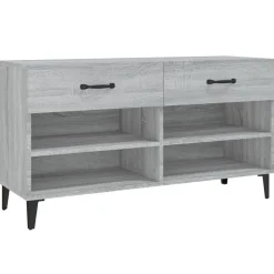 vidaXL Productos Del Hogar-Zapatero madera contrachapada 102x35x55 cm