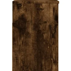 vidaXL Zapatero madera contrachapada 60x30x45 cm Roble ahumado Discount