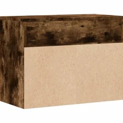 vidaXL Zapatero madera contrachapada 60x30x45 cm Roble ahumado Discount
