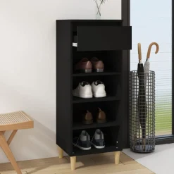 vidaXL Productos Del Hogar-Zapatero madera contrachapada 40x36x105 cm