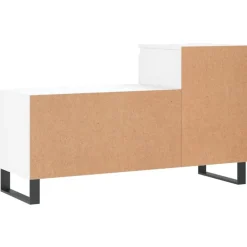 vidaXL Zapatero madera contrachapada 102x36x60 cm Blanco Outlet
