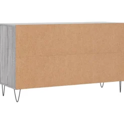 vidaXL Zapatero madera contrachapada 102x36x60 cm Gris sonoma Hot