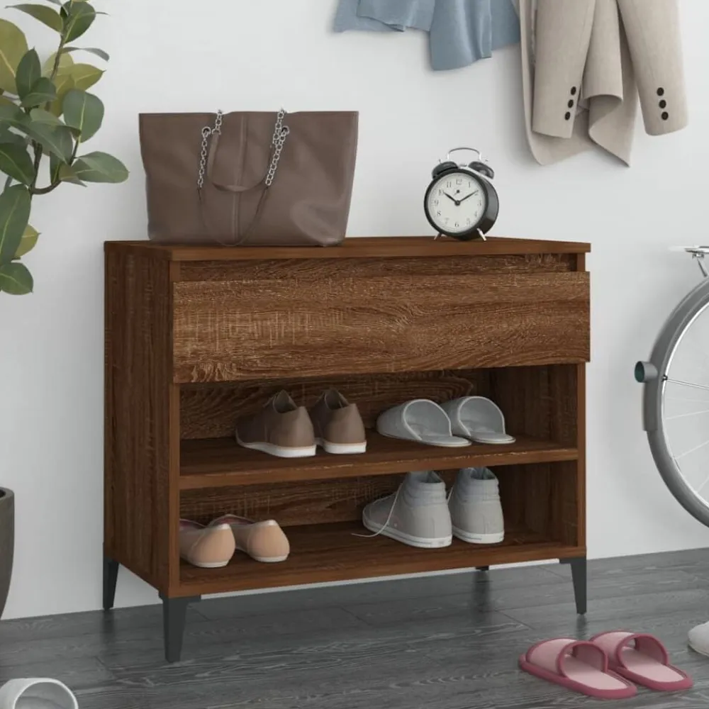 vidaXL Productos Del Hogar-Zapatero madera contrachapada 70x36x60 cm