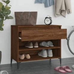 vidaXL Productos Del Hogar-Zapatero madera contrachapada 70x36x60 cm