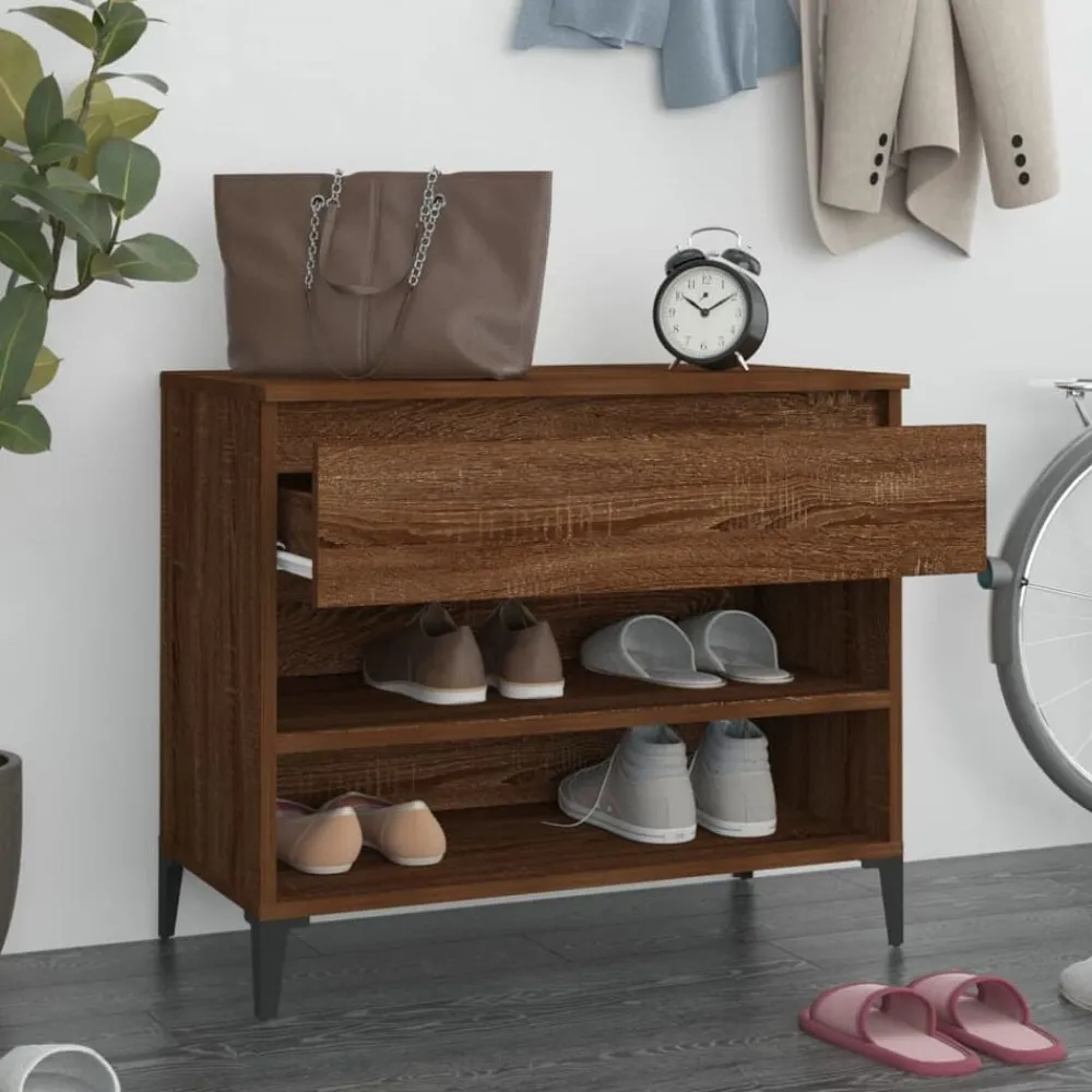 vidaXL Productos Del Hogar-Zapatero madera contrachapada 70x36x60 cm
