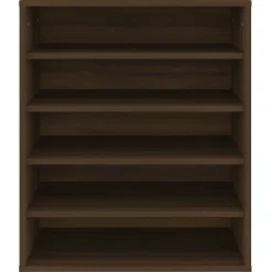 vidaXL Zapatero madera contrachapada roble marrón 60x35x70 cm Marr&oacute;n roble Hot