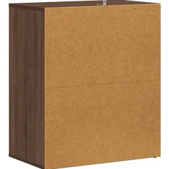 vidaXL Zapatero madera contrachapada roble marrón 60x35x70 cm Marr&oacute;n roble Hot