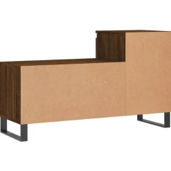 vidaXL Zapatero madera contrachapada roble marrón 102x36x60 cm Marr&oacute;n roble Clearance
