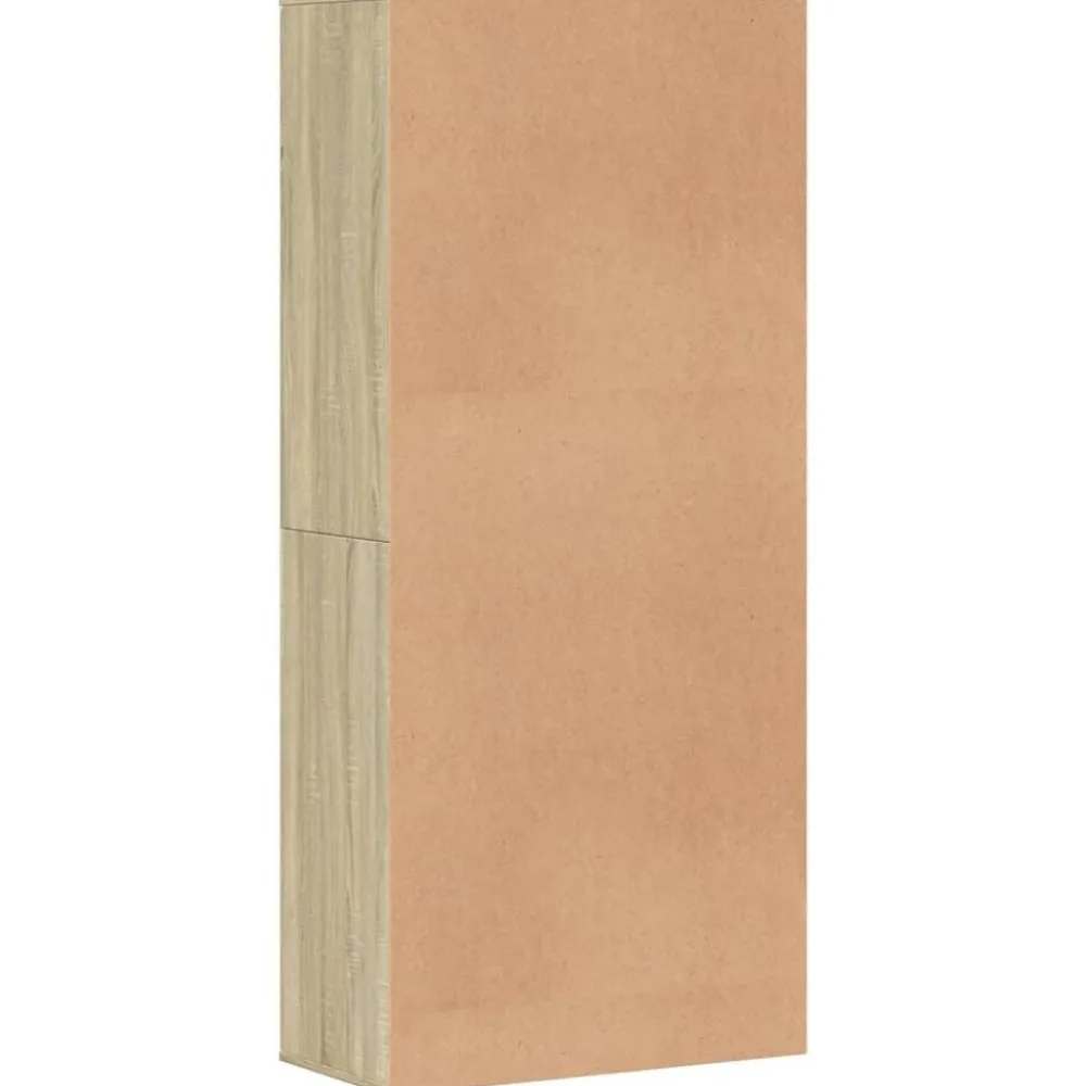 vidaXL Productos Del Hogar-Zapatero madera contrachapada color roble 80x39x178 cm