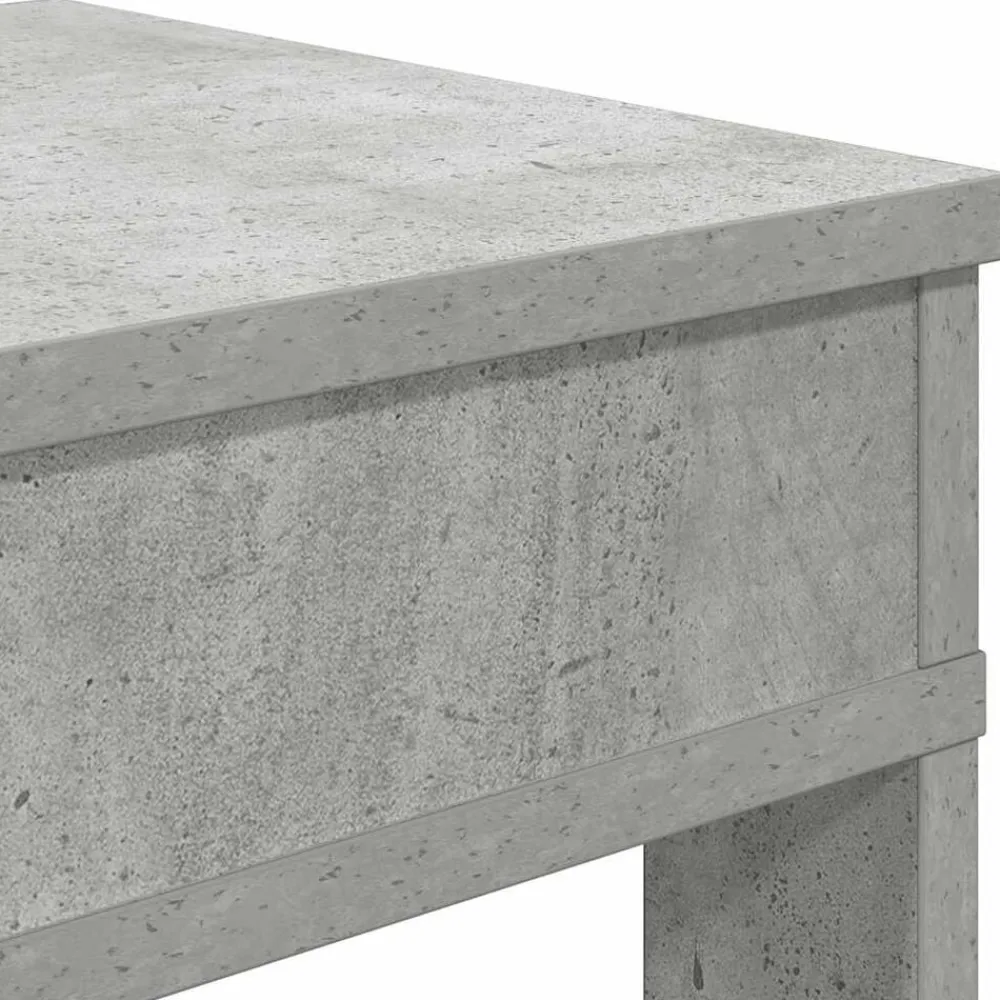 vidaXL Productos Del Hogar-Zapatero madera contrachapada gris hormigón 60x30x98 cm