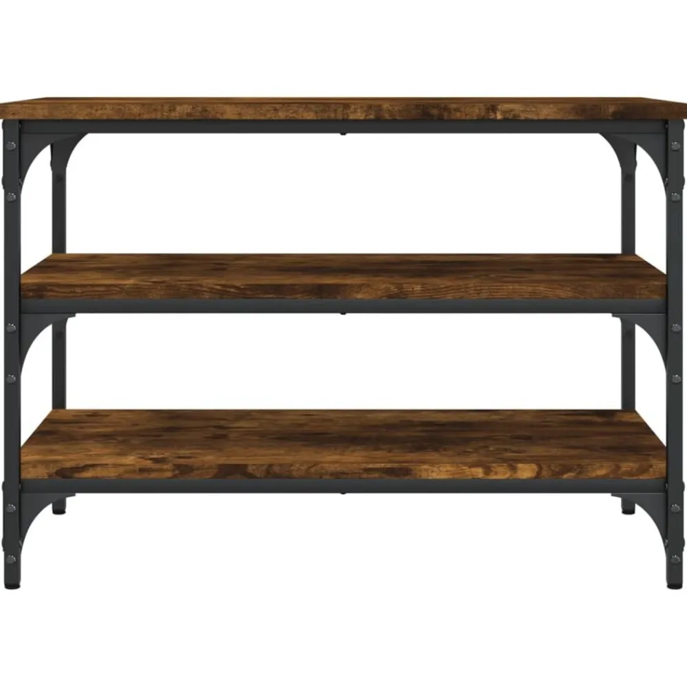 vidaXL Bancos-Zapatero madera de ingeniería 70x38,5x49 cm