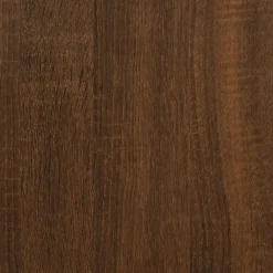 vidaXL Bancos-Zapatero madera de ingeniería marrón roble 102x32x50 cm