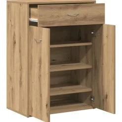 vidaXL Productos Del Hogar-Zapatero madera de ingeniería 60x35x84 cm