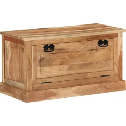 vidaXL Bancos-Zapatero madera de acacia maciza 85x40x45 cm