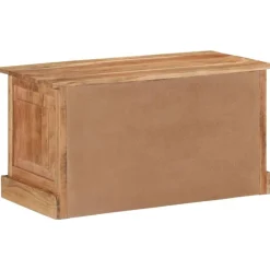 vidaXL Bancos-Zapatero madera de acacia maciza 85x40x45 cm