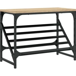 vidaXL Productos Del Hogar-Zapatero madera de ingeniería 60x30x45 cm