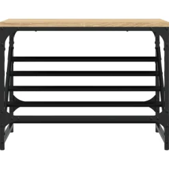 vidaXL Productos Del Hogar-Zapatero madera de ingeniería 60x30x45 cm