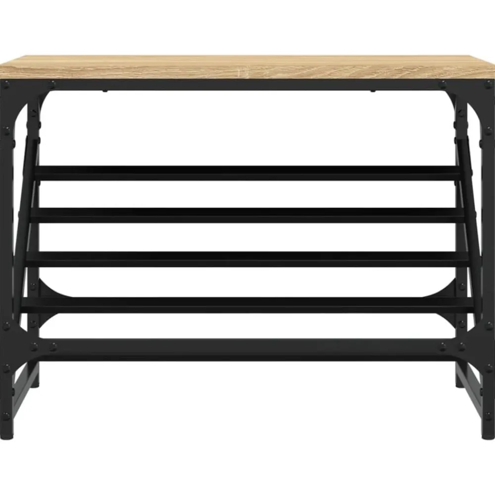 vidaXL Productos Del Hogar-Zapatero madera de ingeniería 60x30x45 cm