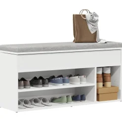 vidaXL Productos Del Hogar-Zapatero madera de ingeniería 102x30,5x45 cm
