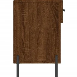 vidaXL Productos Del Hogar-Zapatero madera de ingeniería marrón roble 102x35x55 cm