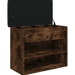 vidaXL Bancos-Zapatero madera de ingeniería 62x32x50 cm