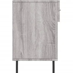 vidaXL Zapatero madera de ingeniería 102x35x55 cm Gris sonoma