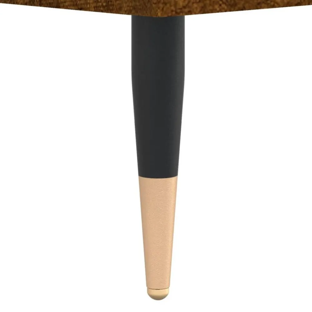 vidaXL Zapatero madera de ingeniería 102x35x55 cm Roble ahumado Discount