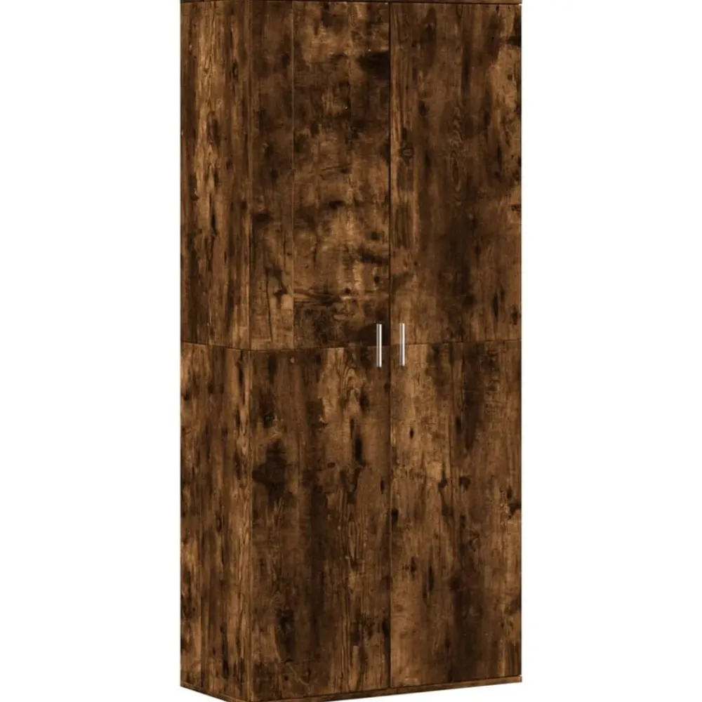 vidaXL Productos Del Hogar-Zapatero madera de ingeniería 80x39x178 cm