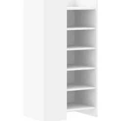 vidaXL Zapatero madera de ingeniería 52x37,5x100 cm Blanco Outlet