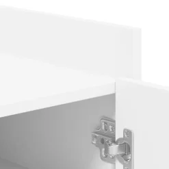 vidaXL Zapatero madera de ingeniería 52x37,5x100 cm Blanco Outlet