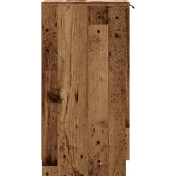 vidaXL Productos Del Hogar-Zapatero madera de ingeniería envejecida 59x35x70 cm