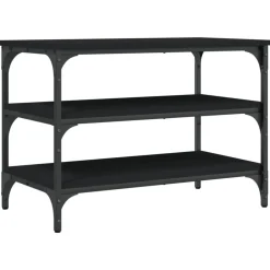 vidaXL Bancos-Zapatero madera de ingeniería 70x38,5x49 cm