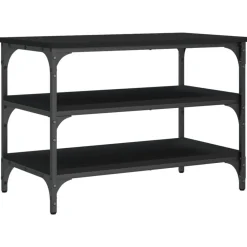 vidaXL Bancos-Zapatero madera de ingeniería 70x38,5x49 cm