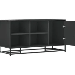 vidaXL Bancos-Zapatero madera de ingeniería y metal 100x40x53,5cm