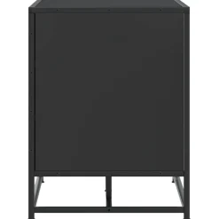 vidaXL Bancos-Zapatero madera de ingeniería y metal 100x40x53,5cm