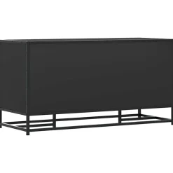 vidaXL Bancos-Zapatero madera de ingeniería y metal 100x40x53,5cm