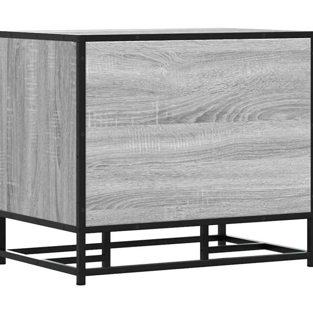 vidaXL Bancos-Zapatero madera de ingeniería 60x40x53,5 cm