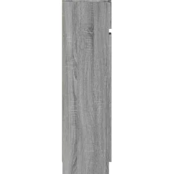 vidaXL Zapatero madera de ingeniería 100,5x28x100 cm Gris sonoma Hot