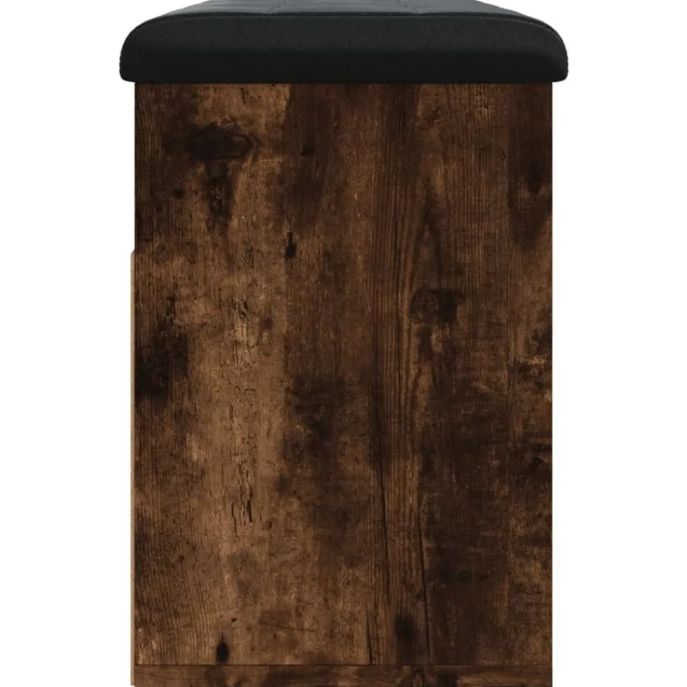 vidaXL Bancos-Zapatero madera de ingeniería 82x32x45,5 cm