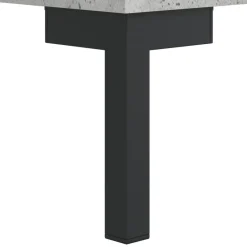 vidaXL Productos Del Hogar-Zapatero madera de ingeniería gris hormigón 60x35x105 cm