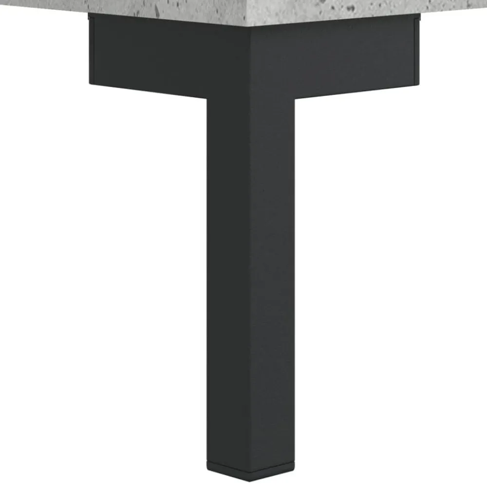 vidaXL Productos Del Hogar-Zapatero madera de ingeniería gris hormigón 60x35x105 cm