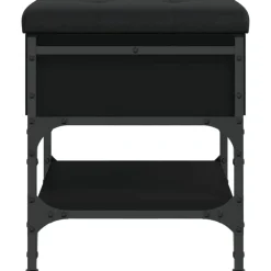 vidaXL Zapatero madera de ingeniería 42x42x45 cm Negro Online