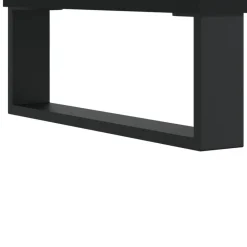 vidaXL Zapatero madera de ingeniería 30x35x105 cm Negro Sale