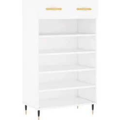 vidaXL Productos Del Hogar-Zapatero madera de ingeniería 60x35x105 cm