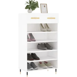 vidaXL Productos Del Hogar-Zapatero madera de ingeniería 60x35x105 cm