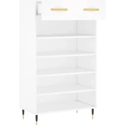 vidaXL Productos Del Hogar-Zapatero madera de ingeniería 60x35x105 cm