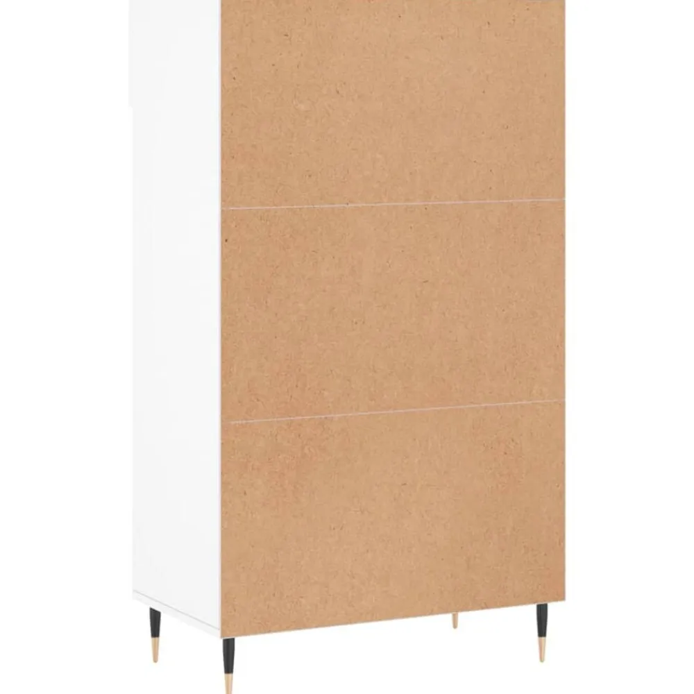 vidaXL Productos Del Hogar-Zapatero madera de ingeniería 60x35x105 cm