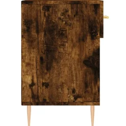 vidaXL Zapatero madera de ingeniería 102x35x55 cm Roble ahumado Hot