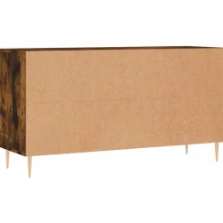 vidaXL Zapatero madera de ingeniería 102x35x55 cm Roble ahumado Hot