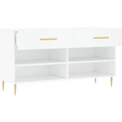 vidaXL Productos Del Hogar-Zapatero madera de ingeniería 102x35x55 cm